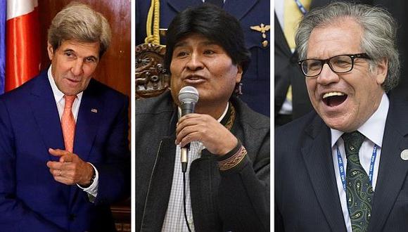 John Kerry, Evo Morales y Luis Almagro se sumaron a saludos por la independencia del Perú. (Agencias)