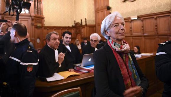 Christine Lagarde, directora del FMI, es juzgada por supuesta negligencia. (AFP)