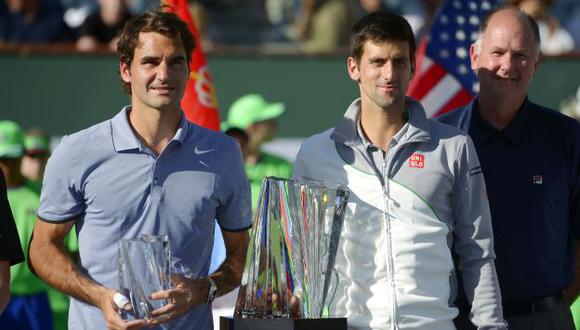 Novak Djokovic venció a Roger Federer y gana Masters 1000 de Indian Wells. (AP)