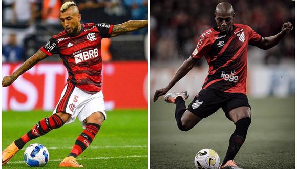 Flamengo chocará con Athletico Paranaense por la final de la Copa Libertadores. (Foto: EFE/Composición)