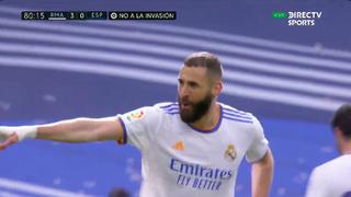 Real Madrid vs. Espanyol: Benzema cierra la goleada con el 4-0 y los ‘Blancos’ celebran el título de LaLiga [VIDEO]