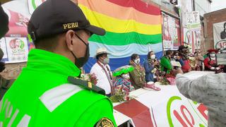 Policías cancelan evento de Verónika Mendoza  en Cusco [VIDEO]