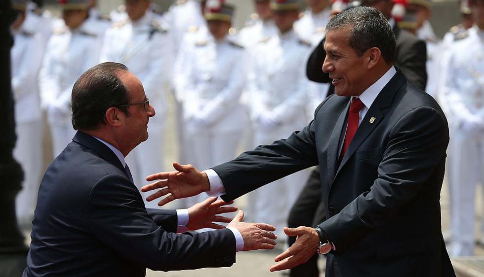 François Hollande se encuentra en Perú de visita oficial. (EFE)