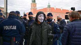 Las protestas contra las restricciones en Polonia acaban en 380 detenciones
