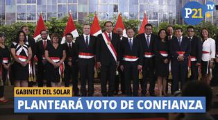 Gabinete Del Solar planteará voto de confianza
