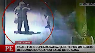 Adulta mayor fue agredida por desconocido cerca de su vivienda en Los Olivos [VIDEO]