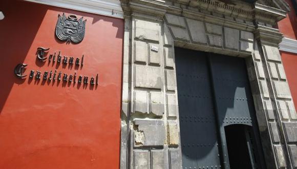 Fachada del Tribunal Constitucional en el Centro de Lima. (USI)
