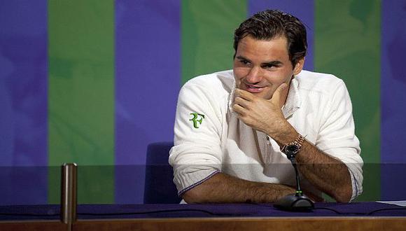 Federer en conferencia de prensa. (AP)