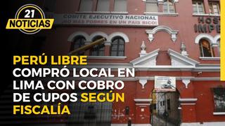 Y ahora : “Los Tiranos del Centro”. Perú Libre compró su local en Lima con los cupos que cobró a comerciantes y empresarios de Huancayo