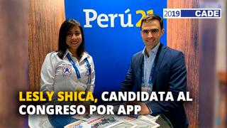 Lesly Shica, candidata al congreso por Alianza para el progreso [VIDEO]