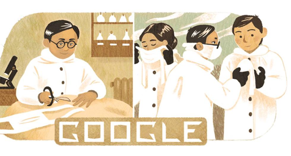 Con un doodle conmemoran el cumpleaños 142 del epidemiólogo Wu Lien-teh. (Foto: Google)