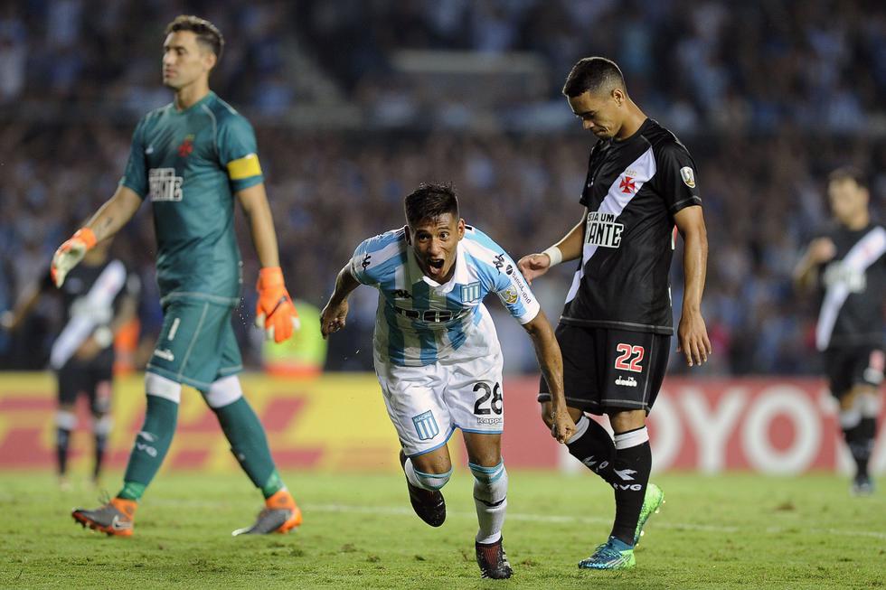 Racing goleó 4-2 a Vasco da Gama en Avellaneda. (AFP)