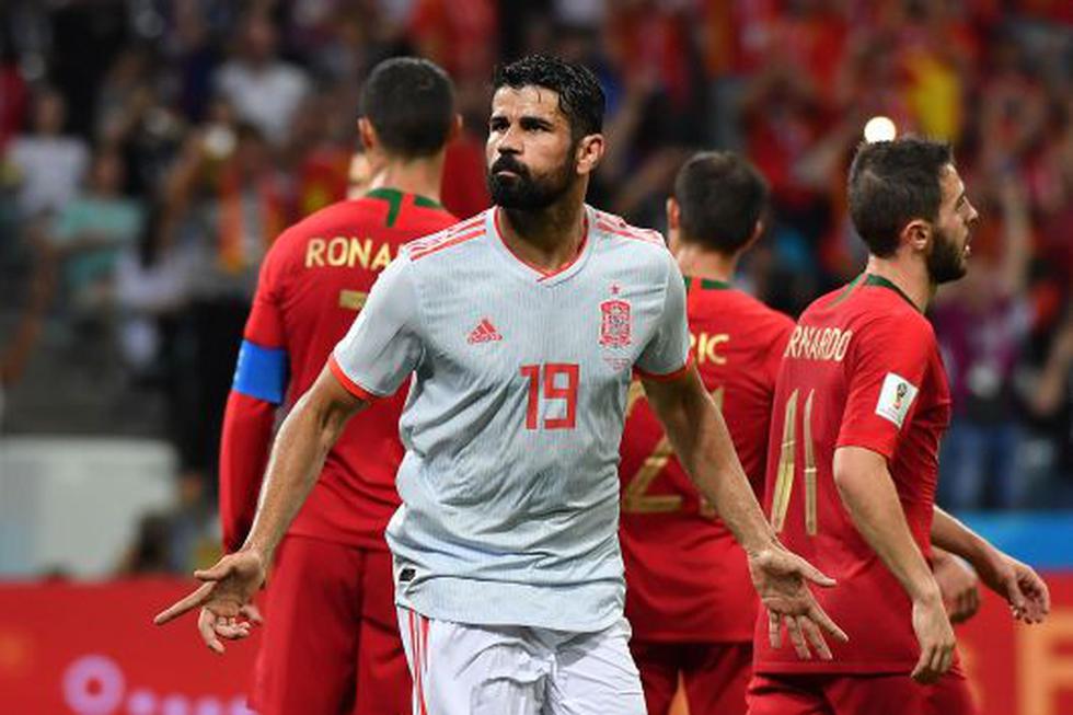 Diego Costa anotó el segundo para España. (REUTERS)