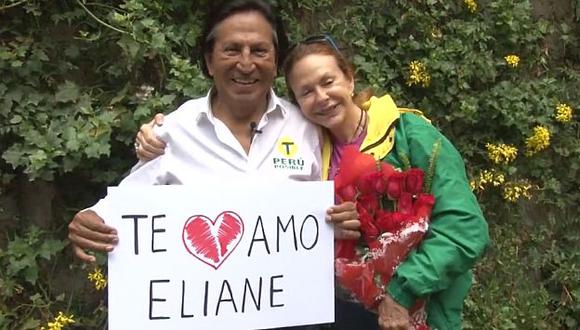 Alejandro Toledo: Usuarios reviven su romántico mensaje a Eliane Karp del 2016. (Facebook)