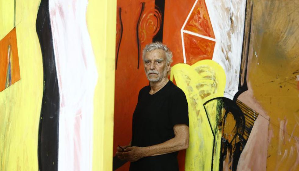 Ramiro Llona señala que la pintura es 90% contemplación (Roberto Cáceres).