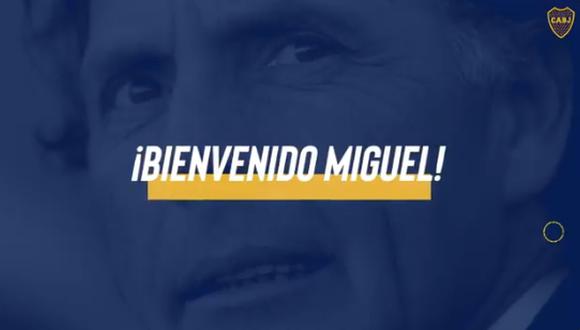 Miguel Ángel Russo es el nuevo entrenador de Boca. (Foto: @BocaJrsOficial)