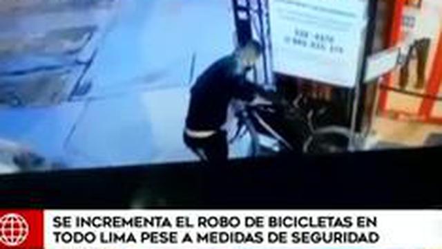 Robo de bicicletas se intensifica en Lima