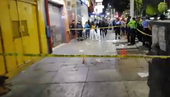 La balacera ocurrió en la cuadra 5 de la avenida Sáenz Peña. (Foto: Prensa Chalaca)