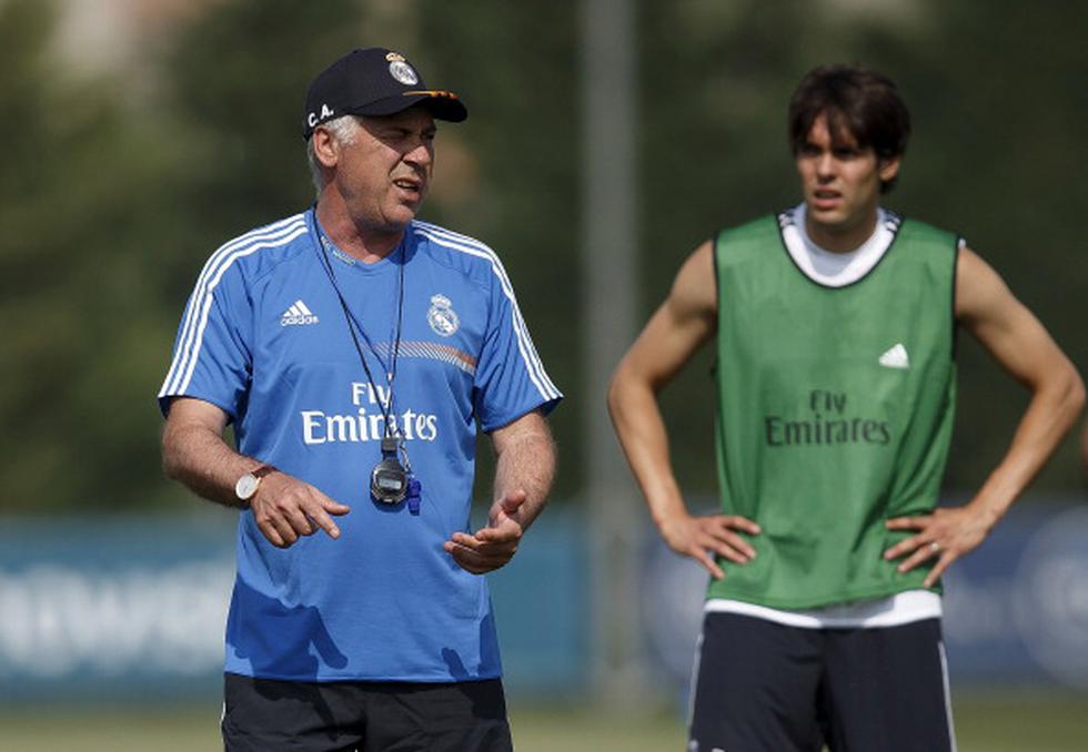 Kaká confesó cómo se dio su salida del club blanco con Carlo Ancelotti. (Getty)