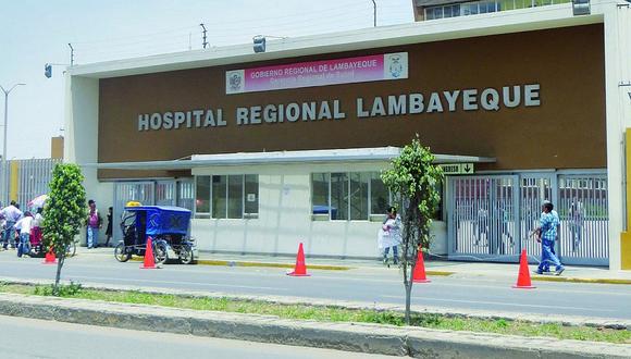 Paciente viene siendo atendido en el Hospital Regional de Lambayeque. (GEC)