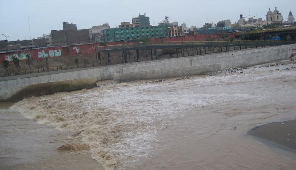 Senamhi anunció que el aumento del caudal del Río Rímac se mantendrá hasta el 15 de marzo. (César Takeuchi/Perú21)