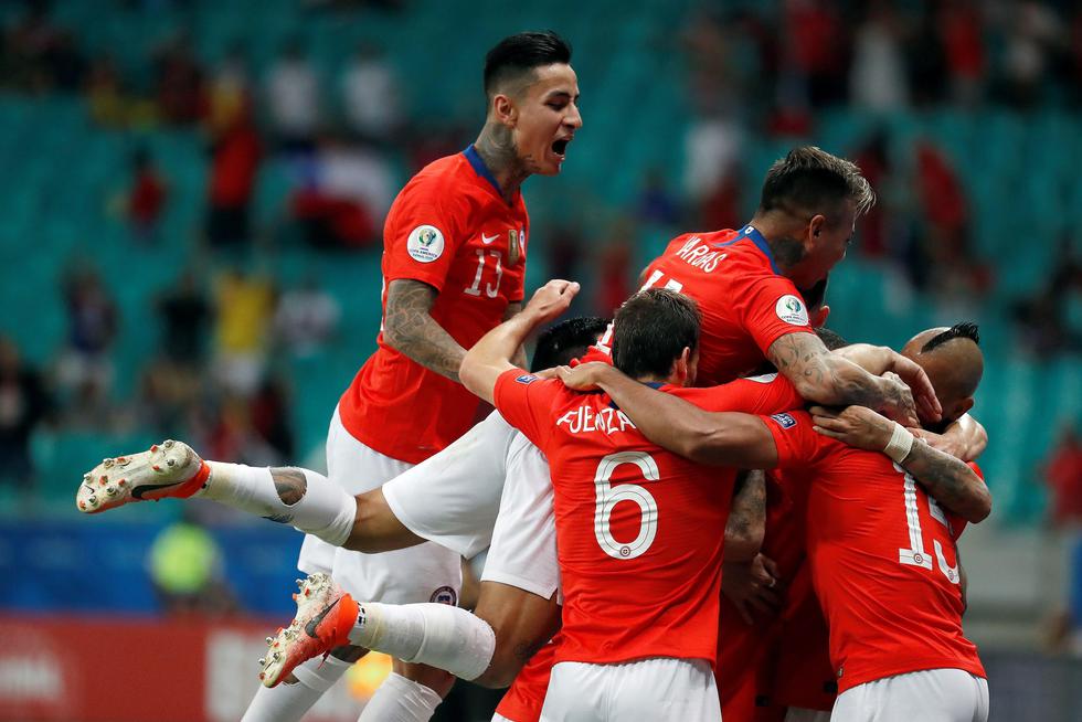 Chile venció 21 a Ecuador y clasificó a cuartos de final de la Copa