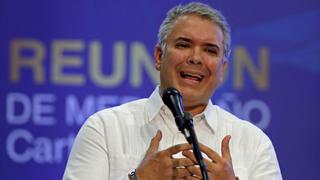 Duque dice que defensa de democracia en Venezuela no es disputa geopolítica