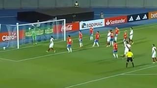 Yuriel Celi estuvo cerca de marcar un gol olímpico en el Perú vs. Chile Sub 23 [VIDEO]