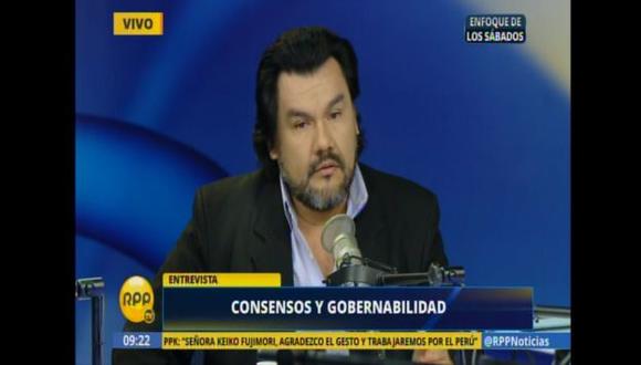 Javier Torres Seoane dijo que el Frente Amplio no buscará un puesto ministerial. (RPPTV)