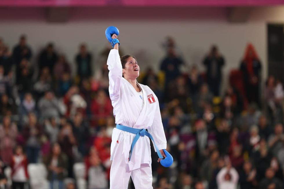 Alexandra Grande mantiene el campeonato panamericano al lograr una nueva medalla de oro en Karate. (Violeta Ayasta)