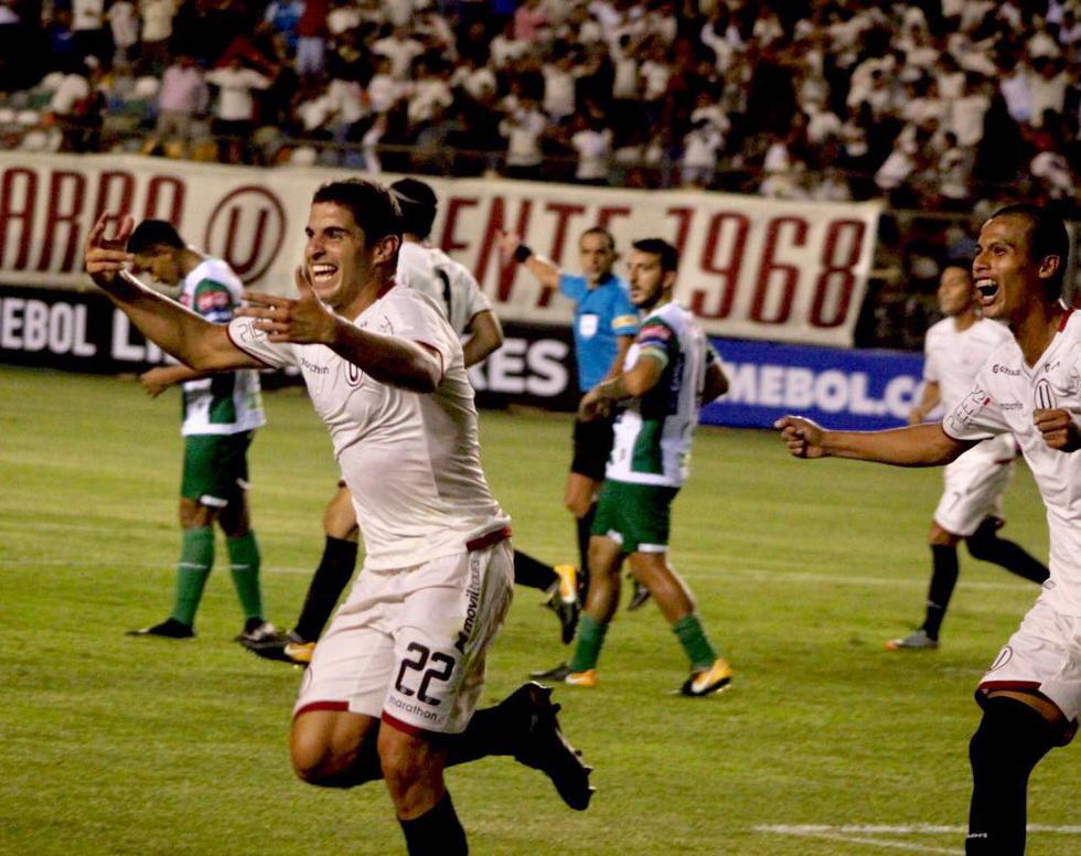 Aldo Corzo anotó dos goles en la victoria de Universitario de Deportes. (Twitter)