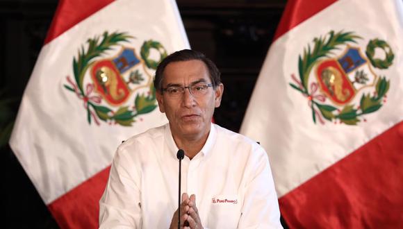 Presidente Martín Vizcarra anunció el decreto de urgencia para el retiro de las AFP. (Foto: GEC)