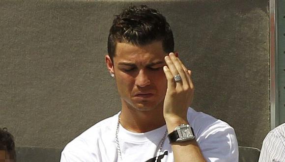 Cristiano Ronaldo viene arrastrando lesión por varios días. (EFE)