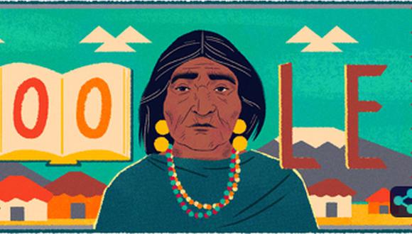 El buscador de Internet ha decidido honrar el nacimiento de ‘Mamá Dulu’, una activista indígena ecuatoriana que dedicó cerca la mitad de su vida a luchar por la igualdad de las comunidades nativas en su país. (Captura de pantalla: Google)