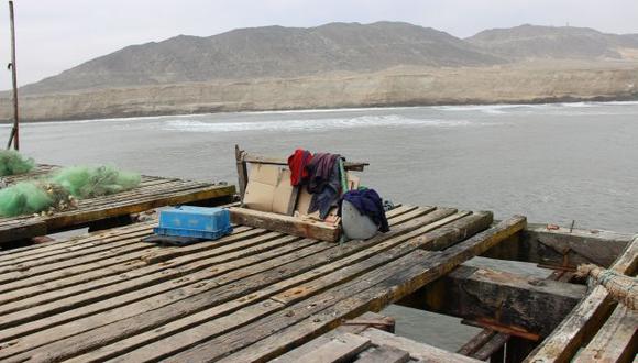 El muelle, por seguridad de los pescadores, no será habilitado hoy. (Foto: Juan Mendoza)