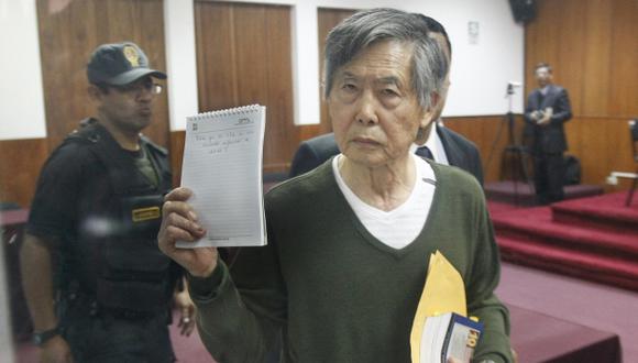 Alberto Fujimori reclamó suspensión de juicio. (Luis Gonzales)