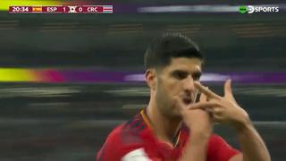 España vs. Costa Rica: Marco Asensio cerró acción colectiva en el área para el 2-0 en Qatar 2022 [VIDEO]