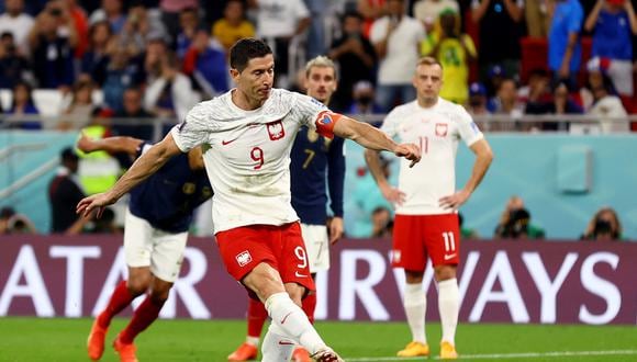 Lewandowski anotó el 1-3 de Polonia vs. Francia. (Foto: Reuters)