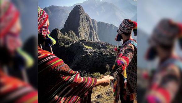 Rodrigo González disfruta con su pareja Sean Rico de unas vacaciones en Machu Picchu. (Instagram)