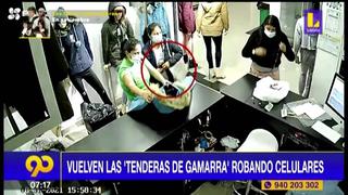 “Las tenderas de Gamarra” regresaron robando celulares en La Victoria