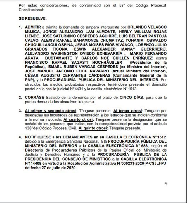 Documento del Poder Judicial.