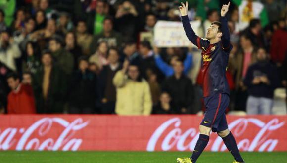 BRILLANTE. Messi definió el triunfo en el 2-1 sobre el Betis. (Reuters)