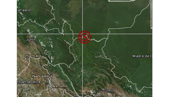 Un sismo de magnitud 4,0 se registró en Madre de Dios la noche del martes a las 21:23 horas, según IGP. (Foto: IGP)