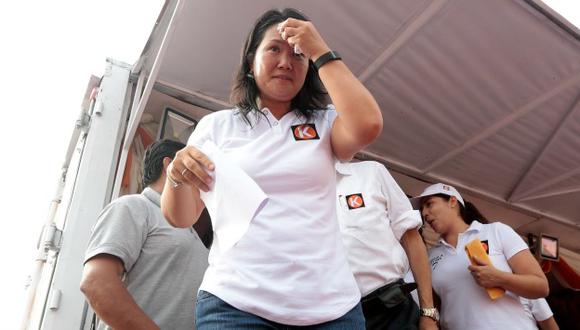 Keiko Fujimori afirma que eventuales “acciones” se darían en próximos días. (Nancy Dueñas)