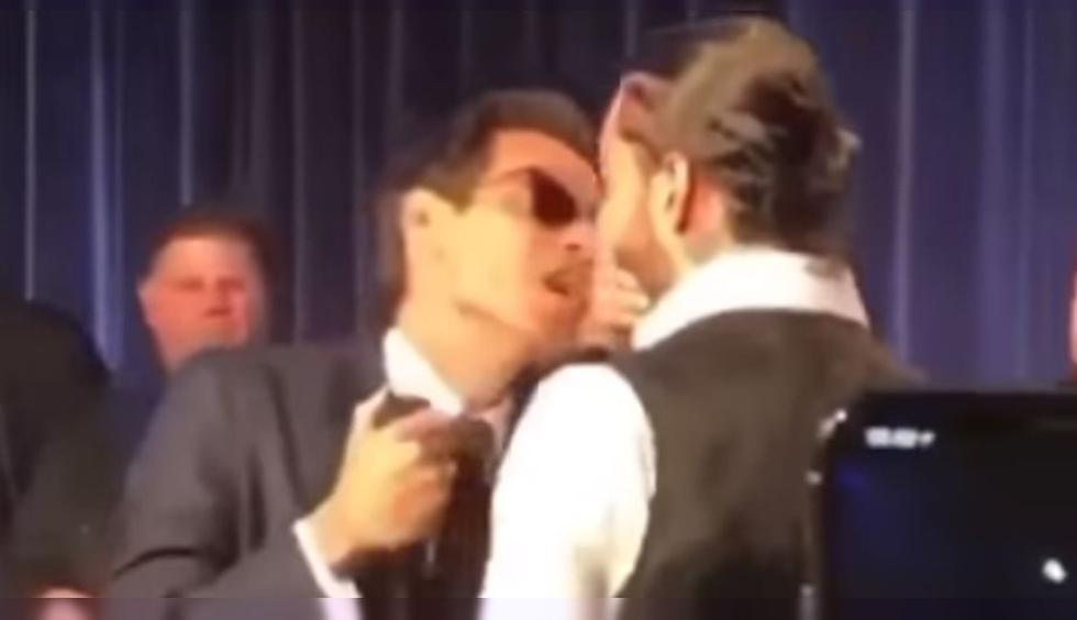 Marc Anthony besó a Maluma y la novia del reguetonero hizo lo impensado  [VIDEO] | FOTOGALERIAS | PERU21