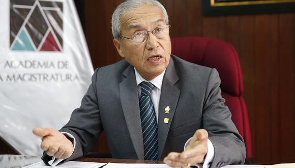 El fiscal de la Nación, Pedro Chávarry, dijo que acatará cualquier decisión que pueda tomar el Congreso sobre su designación. (USI)