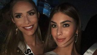 ¡Se amistaron! Ángela Ponce y Miss Colombia posan juntas en el Miss Universo 2018