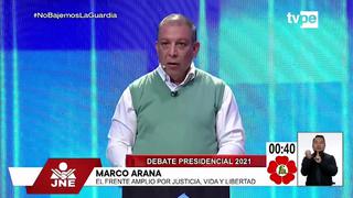 Elecciones 2021: Marco Arana y la curiosa respuesta sobre el trato a delincuentes
