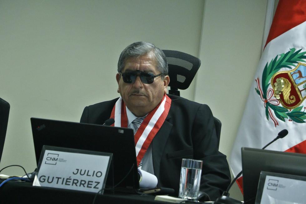 Al consejero Julio Gutiérrez se le abrió un proceso de vacancia.  (Consejo Nacional de la Magistratura)