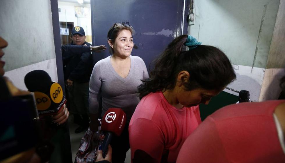 Nancy Obregón salió en libertad por exceso de carcelería. (Renzo Salazar)